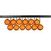 The Holiday Aisle® Solid Ball Ornament Plastic in Orange | 3.15 H x 3.15 W x 3.15 D in | Wayfair F92E3F01419249988E15E150B0B5F37A