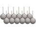 The Holiday Aisle® Solid Ball Ornament Plastic in White | 3.15 H x 3.15 W x 3.15 D in | Wayfair 742DEA5E3EB74E4E8AE457454B324E87