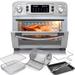 Deco Chef 24QT Stainless Steel Countertop Toaster Air Fryer Oven