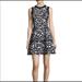 Kate Spade Dresses | Kate Spade Jacquard Floral Dress | Color: Black/White | Size: M