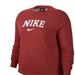 Nike Sweaters | Nike Plus Size Women’s Crew Neck Sweatshirt | Color: Red/Brown | Size: 1x