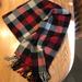 American Eagle Outfitters Accessories | American Eagle Plaid Scarf | Color: Black | Size: Os