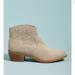 Anthropologie Shoes | Anthropologie Freda Embellished Ankle Boots | Color: Gray/Tan | Size: 6