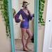 American Eagle Outfitters Pants & Jumpsuits | Ae | Stretchy Long Bell Sleeve Boho Romper | Color: Purple | Size: Xs