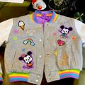 Disney Jackets & Coats | Disney Girl Jacket | Color: Gray/White | Size: 7/8