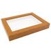 13.5x40 Shadowbox Wood Frames - Honey Pecan Brown DEEP Shadow Box Display Depth of 3/4"