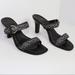 Coach Shoes | Coach Maria Mini Monogram 3” Black Heels 5.5 | Color: Black/Gray | Size: 5.5