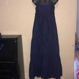 Jessica Simpson Dresses | Jessica Simpson Blue Strapless Dress | Color: Blue | Size: 6