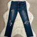 American Eagle Outfitters Jeans | American Eagle Ae Super Super Stretchy Distressed Jeggings Size 2 | Color: Blue | Size: 2