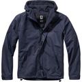 Brandit Windbreaker Frontzip Jacke, blau, Größe 3XL