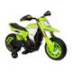 Evo Electric Ride-On Motorbike | Electric Motorcycle | 6V Battery Powered Kids Electric Ride-On Motorbike With Removeable Training Wheels & Working Headlights | Childrens Green Motor Vehicle | Ages 3+