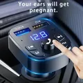 Transmetteur FM mains libres LCD kit de voiture sans fil compatible Bluetooth lecteur de musique