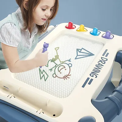 Tablette à dessin magnétique portable pour enfants tableau de peinture jouets d'apprentissage pour