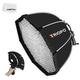 Triopo 65 cm Photo Board Speedlite Flash Octagon Umbrella Softbox Quick Installation Speedlite Flash Softbox + Honeycomb Grid for Studio Strobe Outdoor Photography (65 cm)