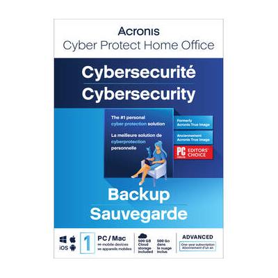 Acronis Cyber Protect Home Office Advanced Edition with 500GB Cloud Storage (1 Wind HOAASHLOS