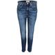 Marc O' Polo Denim Boyfriend Jeans Modell "Freja" aus Organic Cotton-Mix Damen multi/mid blue marble, Gr. 31-34, Baumwolle