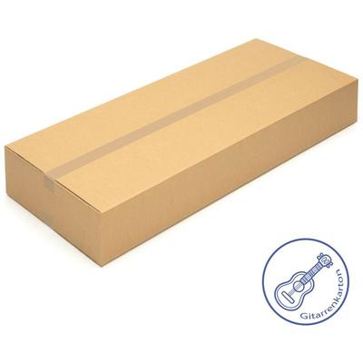 1 Gitarrenkarton 1180 x 475 x 165 mm Wellpappe Versandkartons Spezial Kartons - Braun Image