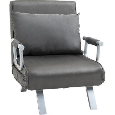 Homcom - Schlafsofa mit Armlehne 3-in-1 Schlafsessel Gästebett Klappmatratze Klappbett Chaiselongue