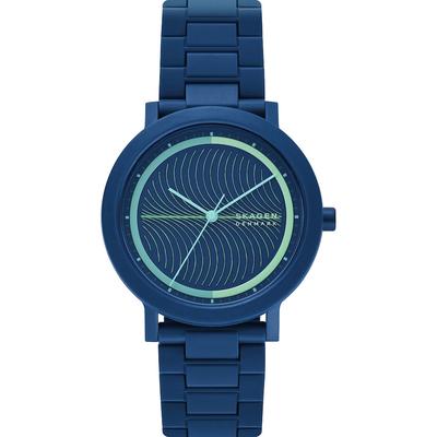Skagen Herrenuhr Kunststoff blau Herren Image