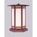 Arroyo Craftsman Etoile 11 Inch Tall 1 Light Outdoor Pier Lamp - ETC-9-GWC-VP