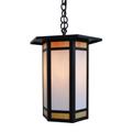 Arroyo Craftsman Etoile 18 Inch Tall 1 Light Outdoor Hanging Lantern - ETH-14-GWC-RC