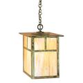 Arroyo Craftsman Mission 22 Inch Tall 1 Light Outdoor Hanging Lantern - MH-15E-AM-BK