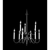 Framburg Jamestown 28 Inch 9 Light Chandelier - 9229 SP