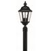 Hinkley Lighting Edgewater 21 Inch Tall 3 Light Outdoor Post Lamp - 1671BK