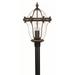 Hinkley Lighting San Clemente 26 Inch Tall 3 Light Outdoor Post Lamp - 2447CB