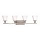 Hinkley Lighting Bolla 35 Inch 4 Light Bath Vanity Light - 5894BN