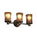 Justice Design Group Veneto Luce 20 Inch 3 Light Bath Vanity Light - GLA-8513-16-CLRT-CROM