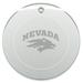 Nevada Wolf Pack 3'' Glass Round Ornament