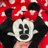 Disney Other | Disney Minnie Mouse Sleeper/Onesie/Halloween Costume | Color: Black/Red | Size: Small