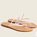 J. Crew Shoes | J. Crew Capri Braided Strap Flip Flops In Pale Pink Leather | Color: Pink/Tan | Size: 7.5