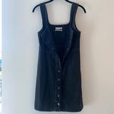 Urban Outfitters Dresses | Button Down Black Jean Dress | Color: Black | Size: 4
