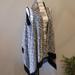 Jessica Simpson Sweaters | Jessica Simpson Fringed Draped Black White Vest Sz Small | Color: Black/White | Size: S