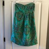 J. Crew Dresses | J Crew Cocktail Dress Silk | Color: Blue/Green | Size: 4