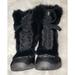 Coach Shoes | Coach Jennie Rabbit Fur Trimmed Snow Boots Logo Jacquard | Color: Black | Size: 7