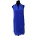 J. Crew Dresses | J.Crew S Dress Solid Silk Blue Pockets Lined Casual Comfy Night Out Dry Clean | Color: Blue | Size: S