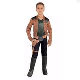 Disney Costumes | Disney Star Wars Deluxe 4pc Han Solo Costume Boys Large 12-14 | Color: Black/Brown | Size: Large 12-14