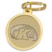 Gold Kent State Golden Flashes Team Logo Split-Wire Key Ring