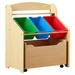 Harriet Bee Azsha Toy Organizer w/ Bins Wood/MDF in Brown | 30 H x 25 W x 15 D in | Wayfair 03646C1A25F04E65A954E2955204A3BC