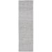 White 27 x 0.28 in Area Rug - Sand & Stable™ Perry Flatweave Wool Light Gray/Area Rug Wool | 27 W x 0.28 D in | Wayfair