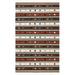 White 36 x 0.2 in Indoor Area Rug - Foundry Select Kilim 710 Area Rug In Ivory/Rust Cotton/Wool | 36 W x 0.2 D in | Wayfair