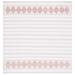 Pink/White 0.36 in Indoor Area Rug - Foundry Select Breckenridge 708 Area Rug In Pink/Ivory Cotton | 0.36 D in | Wayfair