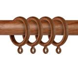 Red Barrel Studio® Plastic 1-3/8 Inch Faux Wood Rings Plastic in Brown | 1.4 H x 1.4 W x 0.2 D in | Wayfair 624A710C307B4EECA7B482E6001CD62B