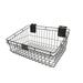 WFX Utility™ Basket 12" X 18" Metal in Gray | 7.63 H x 17.88 W x 12.75 D in | Wayfair 483865BDA4E34E5D8F03ECB42B7DFAB3