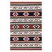 White 36 x 0.2 in Indoor Area Rug - Foundry Select Kilim 711 Area Rug In Ivory/Rust Cotton/Wool | 36 W x 0.2 D in | Wayfair