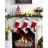 The Holiday Aisle® Christmas Stocking Polyester/Cotton in Red | 16 H x 8 W in | Wayfair 71EABFCC004240E78062D918F9A77287