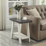 Roundhill Furniture Athens Contemporary Wood Shelf Side Table